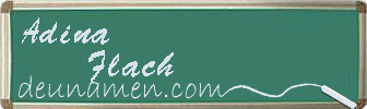 Adina Flach Visitenkarte